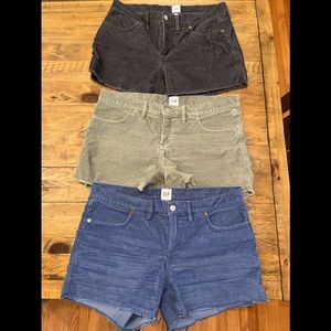 Old School Gap Corduroy Shorts.